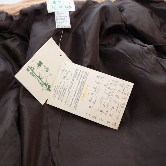 Quacker Factory Women's Safar Suede Full Zip Jacket Size Med NWT Giraffe Tiger - Picture 5 of 10